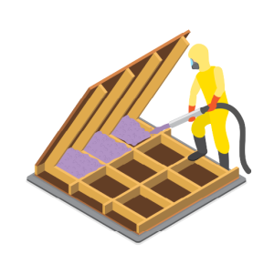 Illustration ATHOME HABITAT serviceISOLATION DES COMBLES image sous licence ADOBESTOCK