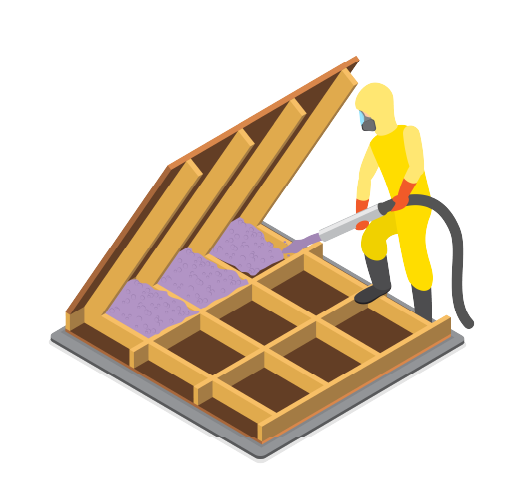 Illustration ATHOME HABITAT serviceISOLATION DES COMBLES image sous licence ADOBESTOCK